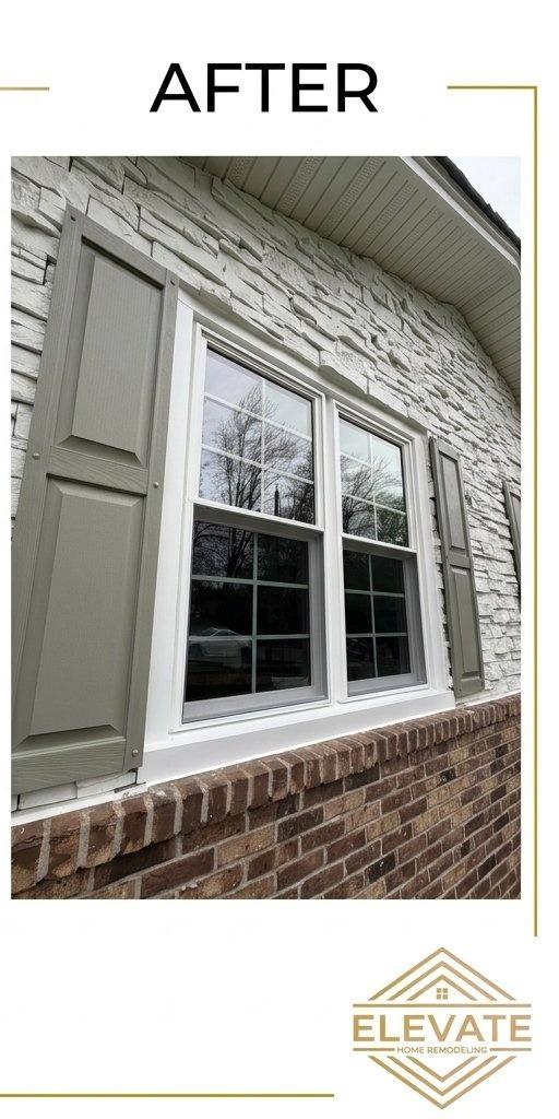 Windows after — Wallington, NJ, ProVia double-hung replacement windows