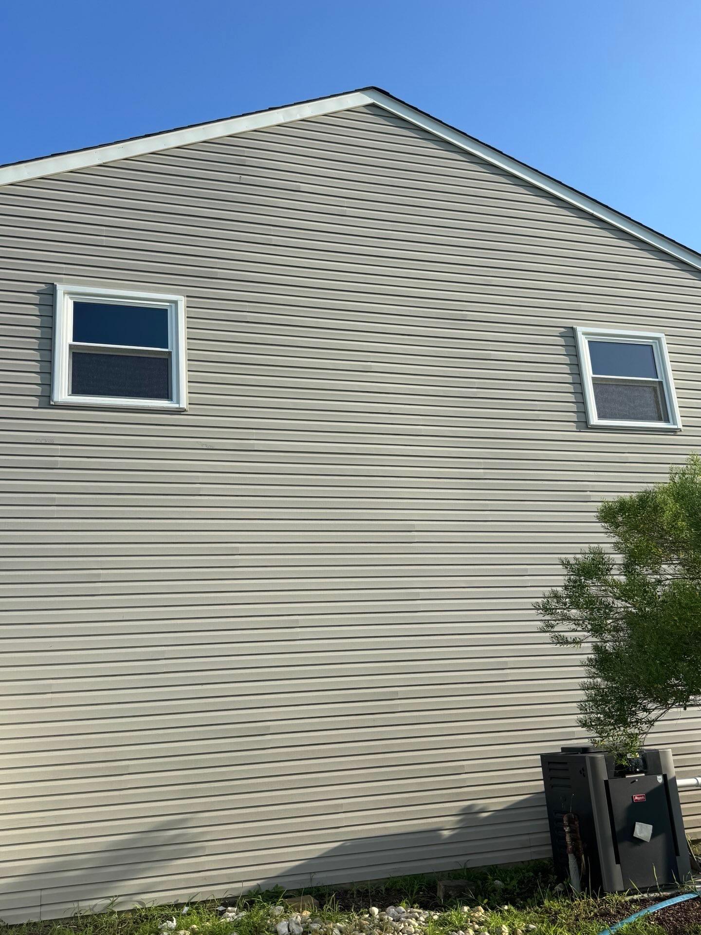 Siding completed project — New Jersey, Insulated vinyl siding with matching window trim